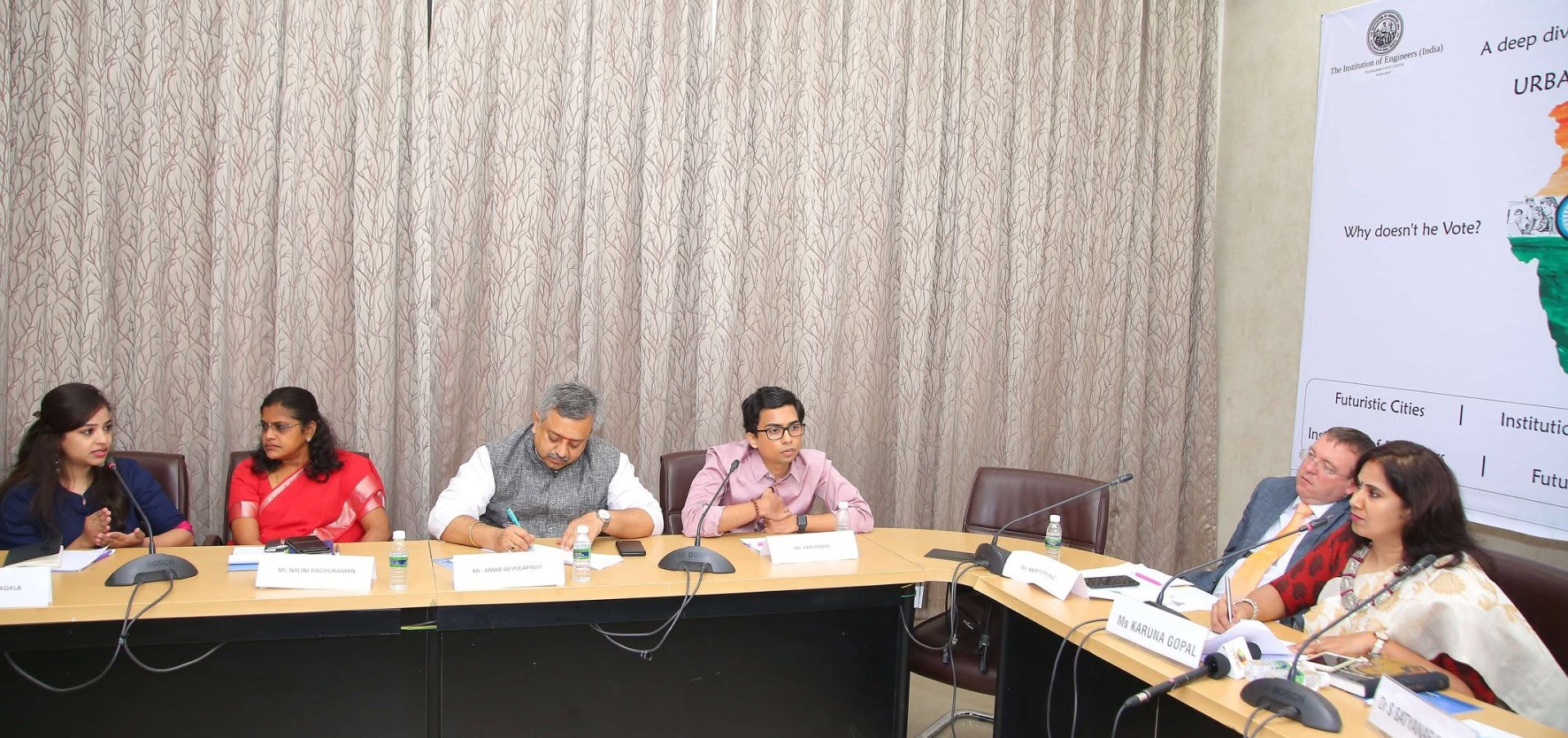 Urban Voter Psyche panel · British Deputy High Commission, Hyderabad
